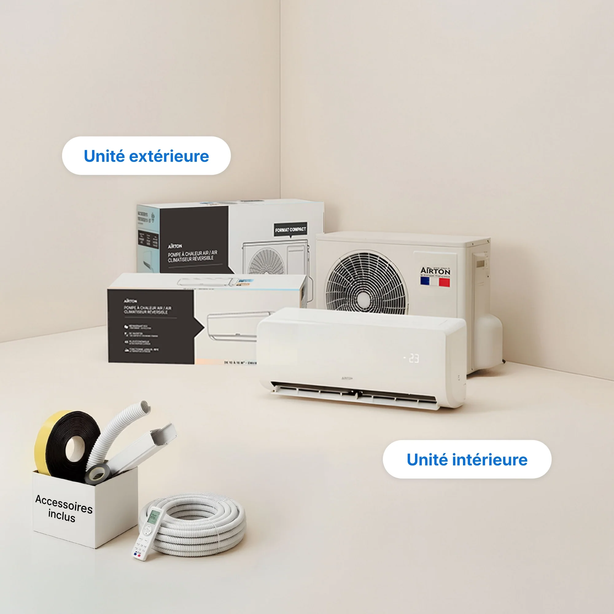 Climatiseur réversible - Pompe à chaleur Air Air (PAC) - Image 6